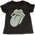Black - Front - The Rolling Stones Unisex Adult Foil Logo T-Shirt