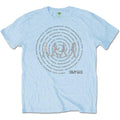 Light Blue - Front - The Beatles Unisex Adult Abbey Road Songs Swirl Foil T-Shirt