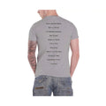 Grey - Back - The Beatles Unisex Adult Budokan Set List T-Shirt