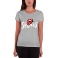 Grey - Front - The Rolling Stones Womens-Ladies No Filter Brush Stroke T-Shirt