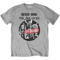 Grey - Front - Sex Pistols Unisex Adult Never Mind The Bollocks T-Shirt