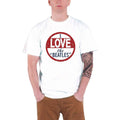 White - Front - The Beatles Unisex Adult I Love The Beatles Back Print T-Shirt