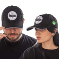 Black - Back - The Beatles Unisex Adult Drum Baseball Cap