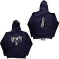 Navy Blue - Front - Slipknot Unisex Adult Blood Splatter Pullover Hoodie