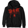 Black - Front - Slipknot Unisex Adult Blood Splatter Pullover Hoodie