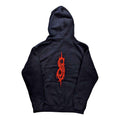 Navy Blue - Back - Slipknot Unisex Adult Back Print Logo Pullover Hoodie