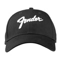 Black - Front - Fender Unisex Adult Logo Baseball Cap