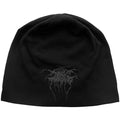 Black - Front - Darkthrone Unisex Adult Logo Beanie