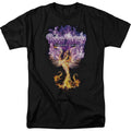 Black - Front - Deep Purple Unisex Adult Phoenix Rising T-Shirt