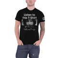 Black - Front - John Lennon Unisex Adult Listen Lady Cotton T-Shirt