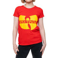 Red - Front - Wu-Tang Clan Womens-Ladies Logo Cotton T-Shirt