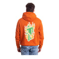 Orange - Lifestyle - Billie Eilish Unisex Adult Flames Logo Hoodie