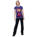 Purple - Lifestyle - Jimi Hendrix Womens-Ladies Karl Ferris Wheel Cotton T-Shirt