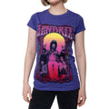 Purple - Front - Jimi Hendrix Womens-Ladies Karl Ferris Wheel Cotton T-Shirt