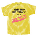 Yellow - Front - Sex Pistols Unisex Adult Never Mind The Bollocks Album Dip Dye T-Shirt