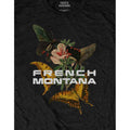 Black - Back - French Montana Unisex Adult Butterfly T-Shirt