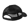 Black-White - Back - Tupac Shakur Unisex Adult Gradient Mesh Logo Baseball Cap