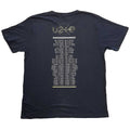 Navy Blue - Back - U2 Unisex Adult I+E 2015 Tour Dates T-Shirt