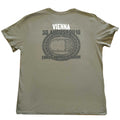 Green - Back - U2 Unisex Adult 360 Degree Tour Vienna 2010 T-Shirt