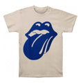 Natural - Front - The Rolling Stones Unisex Adult Blue & Lonesome 1972 Logo T-Shirt