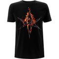 Black - Front - Bring Me The Horizon Unisex Adult Flaming Hex T-Shirt