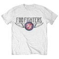 White - Front - Foo Fighters Unisex Adult Flash Wings Plus T-Shirt