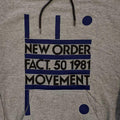 Grey - Back - New Order Unisex Adult Movement Pullover Hoodie