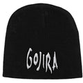 Black - Front - Gojira Unisex Adult Logo Beanie