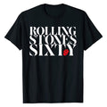 Black - Front - The Rolling Stones Unisex Adult Sixty Chic T-Shirt