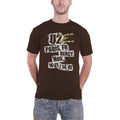 Brown - Front - U2 Unisex Adult I+E Paris Event 2018 Cotton T-Shirt