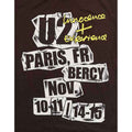Brown - Side - U2 Unisex Adult I+E Paris Event 2018 Cotton T-Shirt