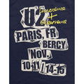 Light Navy - Side - U2 Unisex Adult I+E Paris Event 2018 Cotton T-Shirt