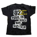 Black - Front - U2 Unisex Adult I+E Paris Event 2018 Cotton T-Shirt