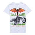 White - Front - Meat Loaf Unisex Adult Bat Out Of Hell Cotton T-Shirt