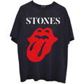 Black - Front - The Rolling Stones Unisex Adult Vintage Cotton T-Shirt