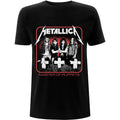 Black - Front - Metallica Unisex Adult Master Of Puppets Vintage Photo Cotton T-Shirt