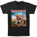 Black - Front - Iron Maiden Childrens-Kids Trooper T-Shirt