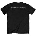 Black - Back - Meat Loaf Unisex Adult IWDAFLBIWDT Back Print Cotton T-Shirt