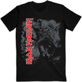 Black - Front - Iron Maiden Unisex Adult Hi-Contrast Trooper T-Shirt