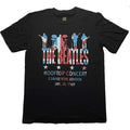 Black - Front - The Beatles Unisex Adult Rooftop Flag Cotton T-Shirt