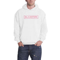 White - Front - BlackPink Unisex Adult Shut Down Photograph Pullover Hoodie