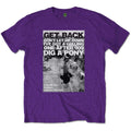 Purple - Front - The Beatles Unisex Adult Rooftop Shot Cotton T-Shirt