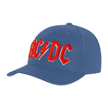 Denim Blue - Front - AC-DC Unisex Adult Logo Baseball Cap