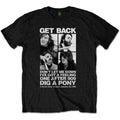 Black - Front - The Beatles Unisex Adult 3 Savile Row Cotton T-Shirt