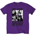 Purple - Front - The Beatles Unisex Adult 3 Savile Row Cotton T-Shirt