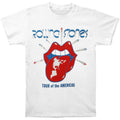 White - Front - The Rolling Stones Unisex Adult Tour Of The Americas T-Shirt