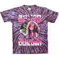 Purple - Front - Janis Joplin Unisex Adult Shades Tie Dye T-Shirt