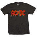 Black - Front - AC-DC Unisex Adult Logo T-Shirt