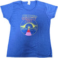 Blue - Front - Queens Of The Stone Age Womens-Ladies Warp Planet Cotton T-Shirt