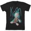 Black - Front - Korn Unisex Adult SoS Doll Back Print Cotton T-Shirt